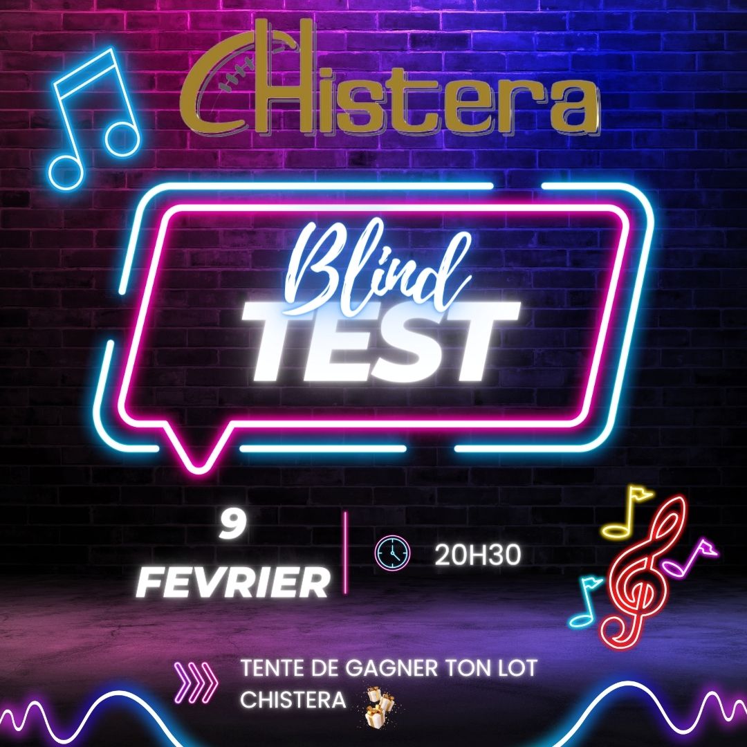 Blind test musical du 9 fevrier a la Chistera Montpellier