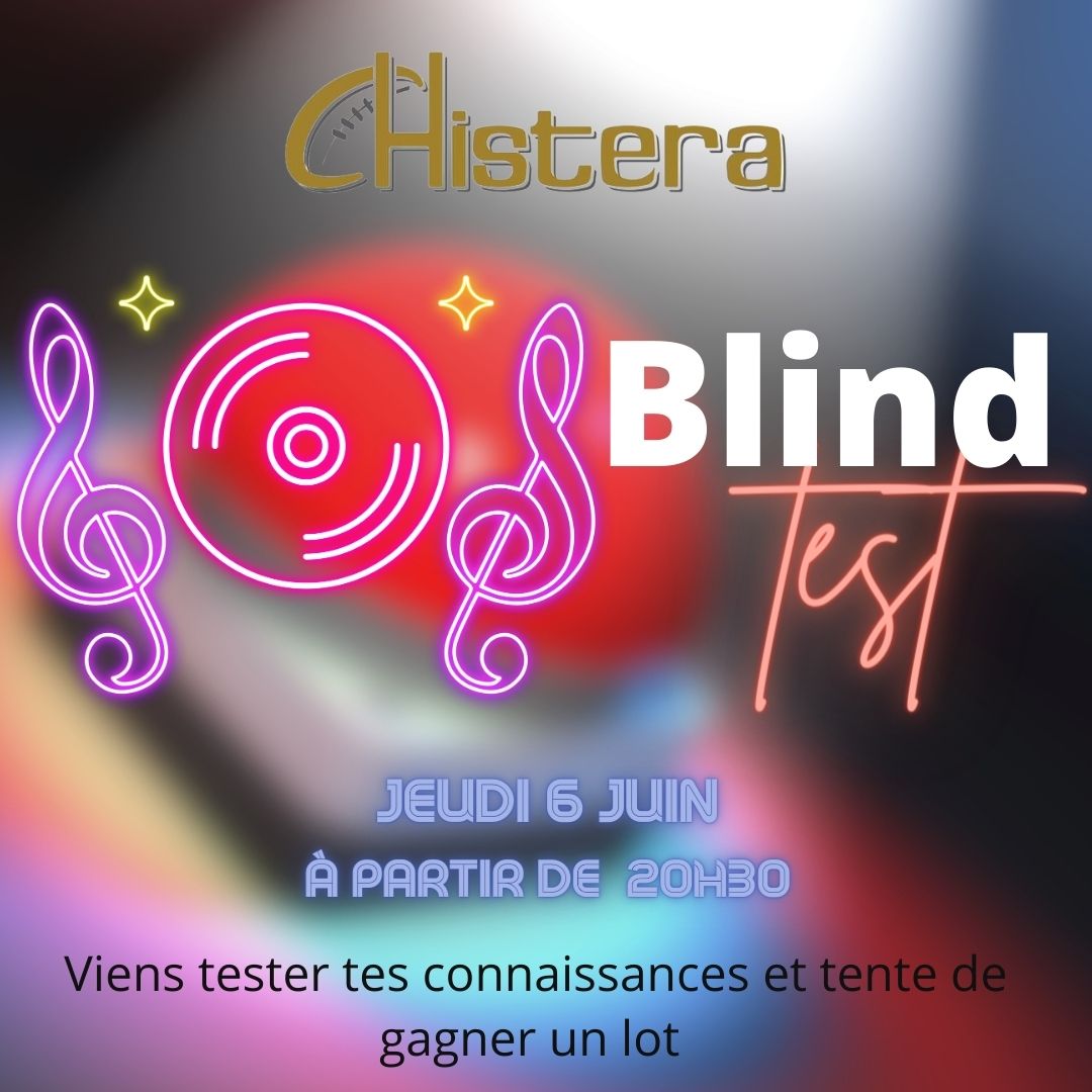 Blind test musical du jeudi 6 juin a la Chistera Montpellier