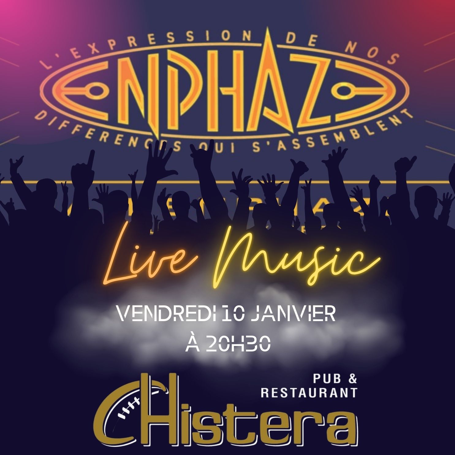 soiree scene ouverte a la chistera montpellier avec le collectif enphaze pour une session jam vendredi 10 janvier