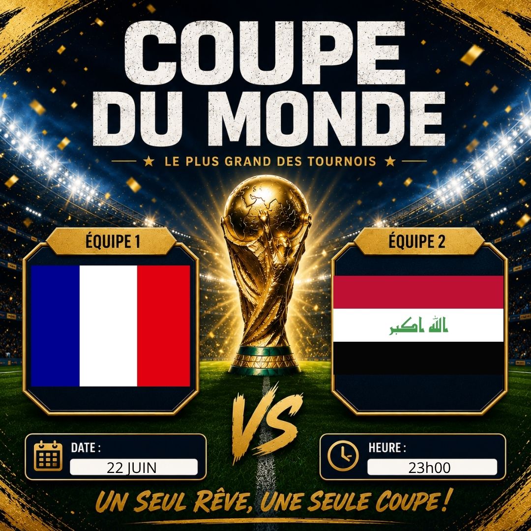 la chistera diffusera le match france vs irak poule coupe du monde