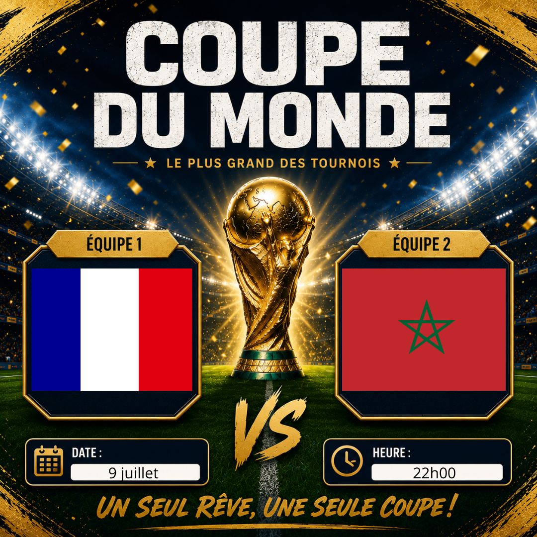diffusion du match france vs maroc match de quart de finale coupe du monde