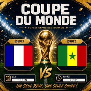 diffusion du match france senegal premier match coupe du monde