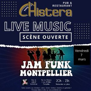 scene ouverte vendredi 7 mars a la chistera montpellier avec le groupe wot da funk