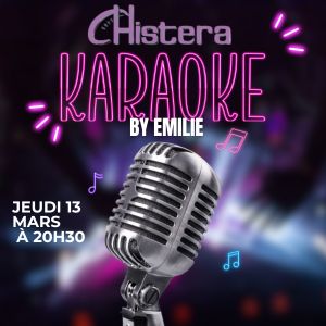 karaoke du jeudi 13 février a la chistera montpellier dans une ambiance conviviale et un son de qualité scène ouverte a tous