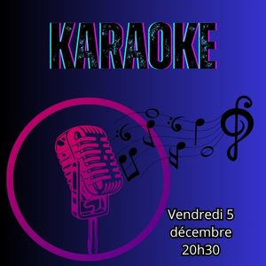 karaoke du 5 decembre à la chistera montpellier dans une ambiance conviviale et un son de qualité scène ouverte a tous animé par emilie