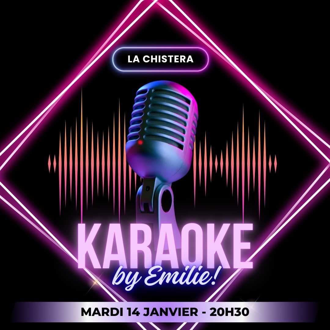 karaoke a la chistera montpellier mardi 14 janvier dans une ambiance conviviale et un son de qualité et scene ouverte a tous