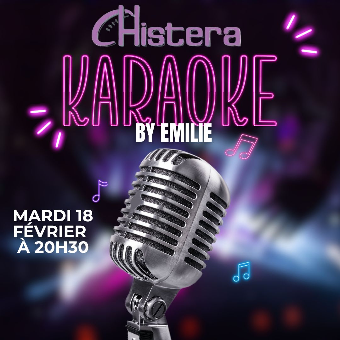 karaoke a la chistera montpellier mardi 18 fevrier dans une ambiance conviviale et un son de qualité et scene ouverte a tous
