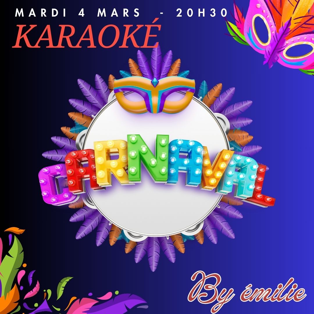 karaoke du mardi gras sur le theme du carnaval a la chistera montpellier