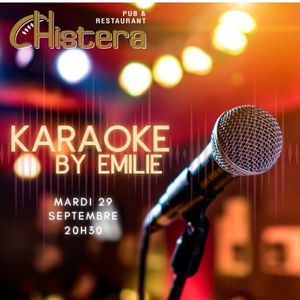 karaoke du mardi soir a la chistera montpellier dans une ambiance conviviale et un son de qualité scène ouverte a tous animé par emilie