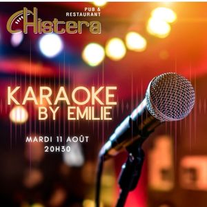 karaoke du mardi soir a la chistera montpellier dans une ambiance conviviale et un son de qualité scène ouverte a tous animé par emilie