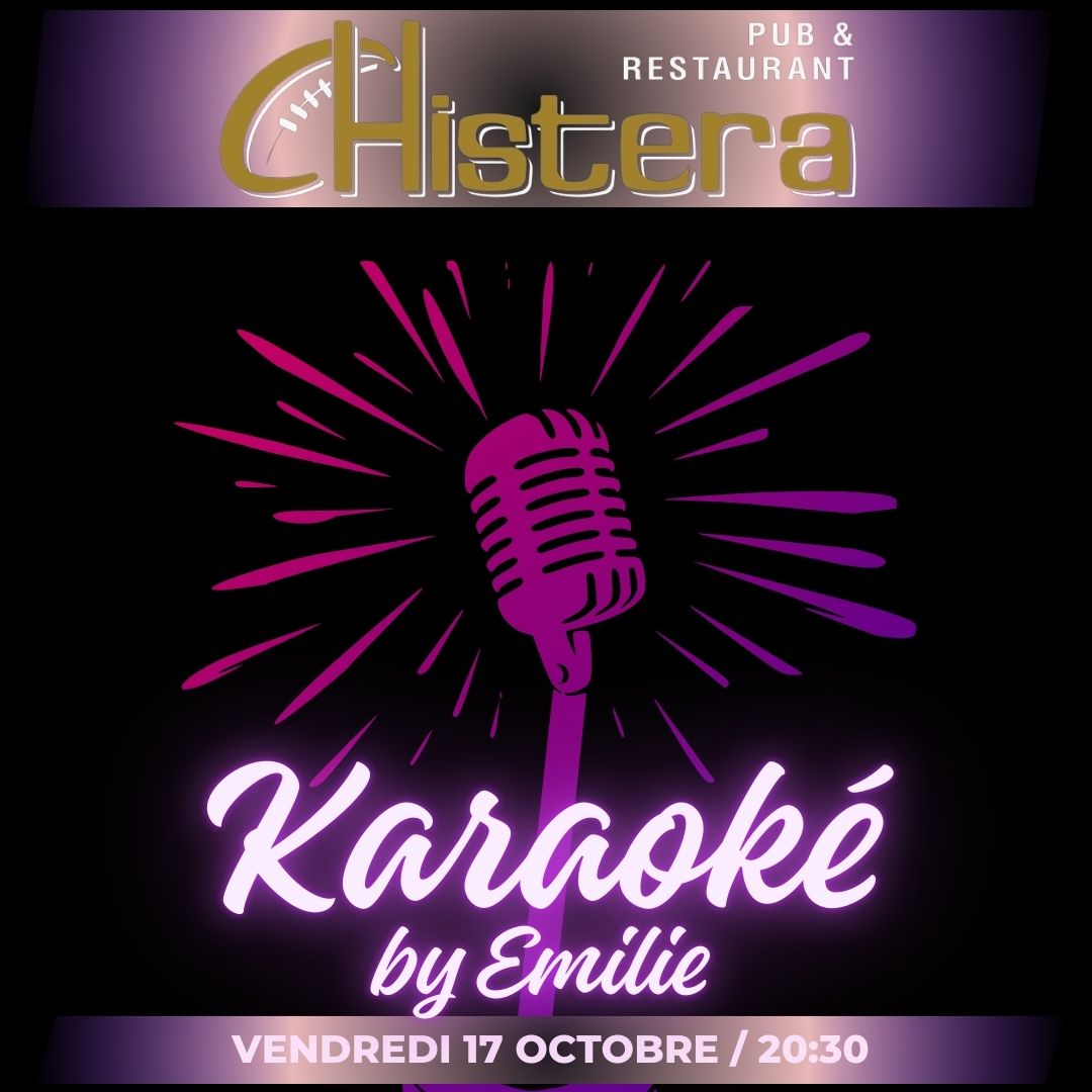karaoke a la chistera montpellier vendredi 17 octobre dans une ambiance conviviale et un son de qualité et scene ouverte a tous
