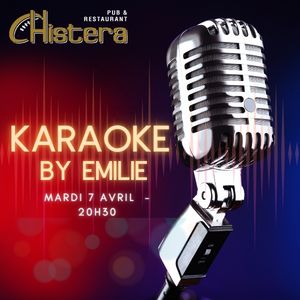 karaoke du mardi a la chistera montpellier dans une ambiance conviviale et un son de qualité scène ouverte a tous animé par emilie