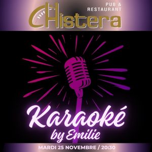karaoke à la chistera montpellier dans une ambiance conviviale et un son de qualité scène ouverte a tous animé par emilie