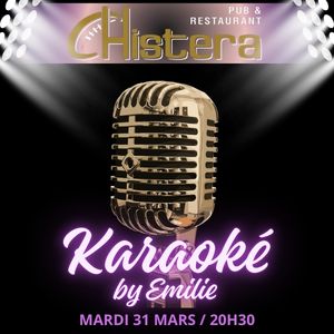 karaoke du mardi a la chistera montpellier dans une ambiance conviviale et un son de qualité scène ouverte a tous animé par emilie
