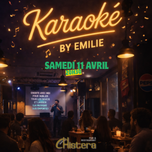 karaoke du samedi a la chistera montpellier dans une ambiance conviviale et un son de qualité scène ouverte a tous animé par emilie