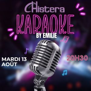 dernier karaoke de l'été mardi 13 aout au soir a la chistera montpellier dans une ambiance chaleureuse