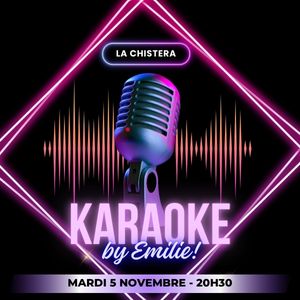 karaoke le 5 novembre la chistera montpellier dans une ambiance conviviale et un son de qualité scène ouverte a tous