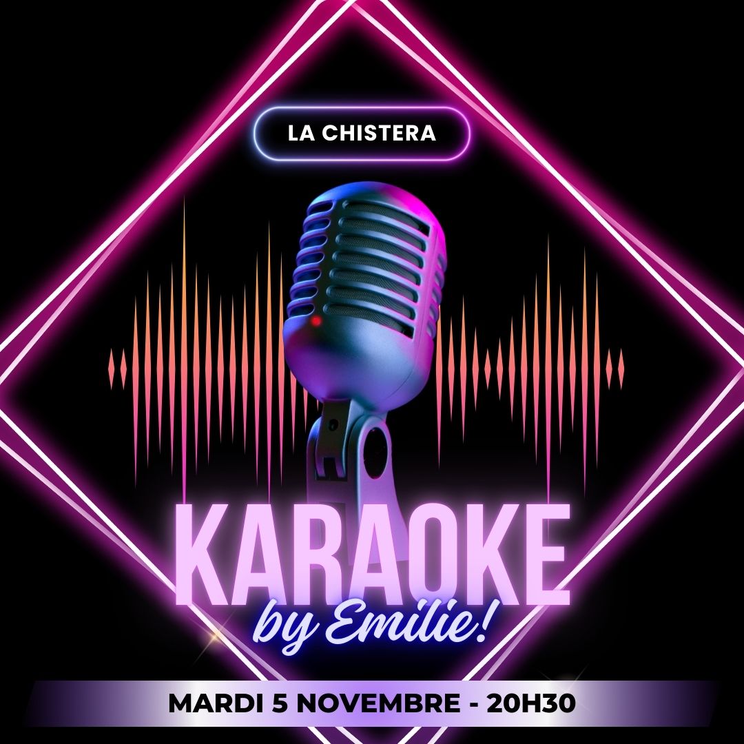 karaoke a la chistera montpellier mardi dans une ambiance conviviale et un son de qualité et scene ouverte a tous