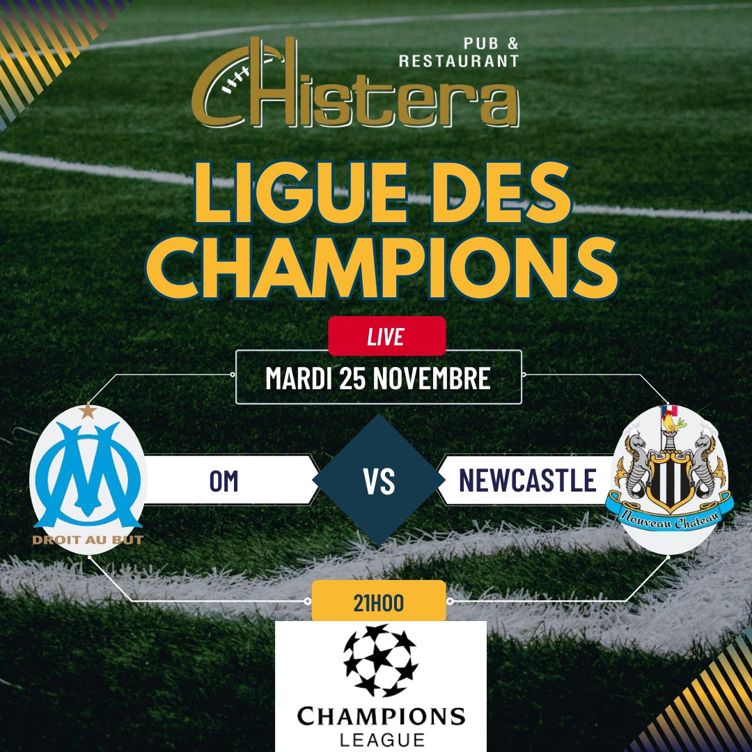 la chistera diffusera le match om vs newcastle 