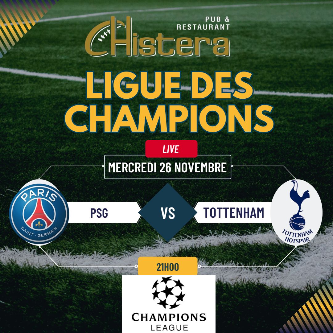 la chistera diffusera le match psg vs tottenham