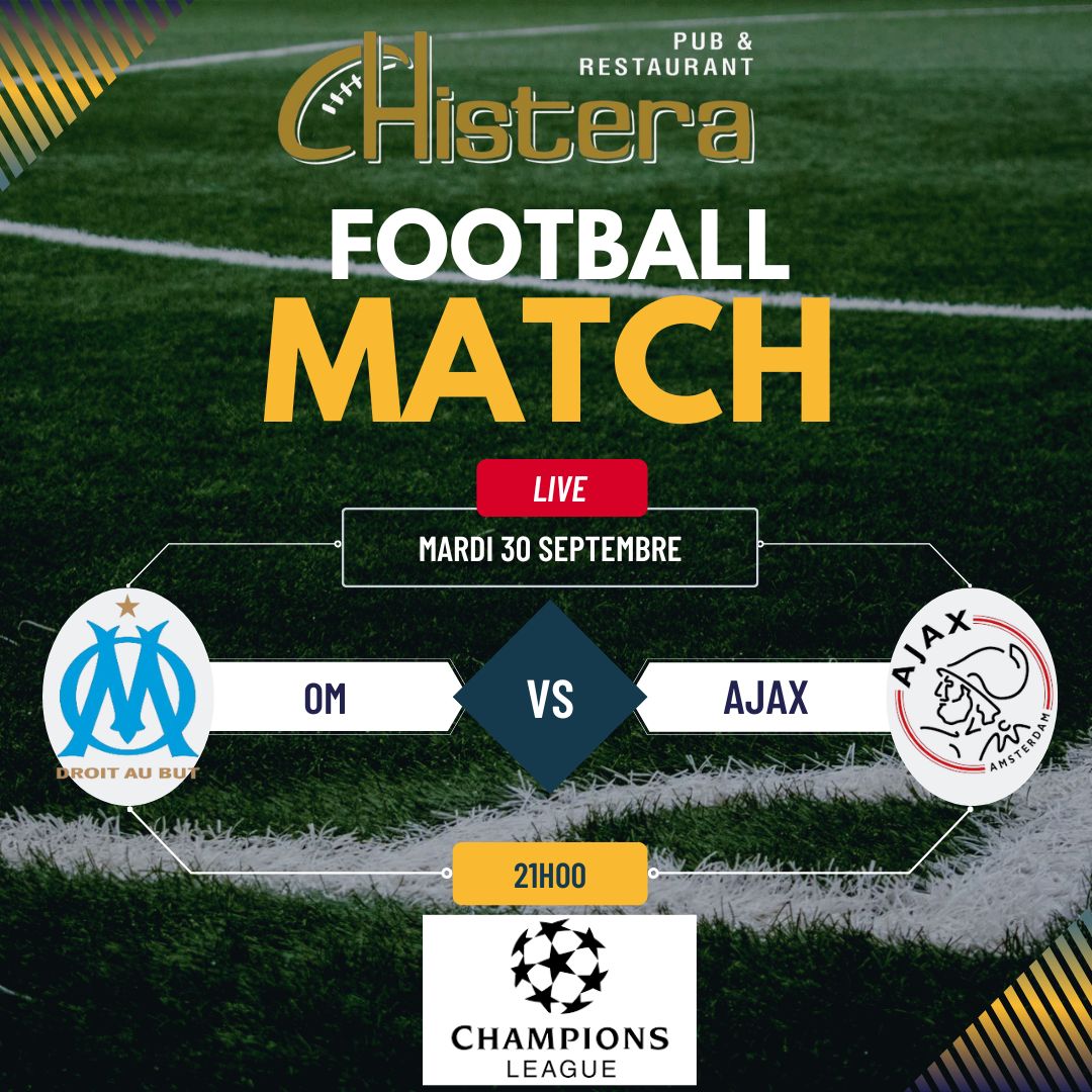 la chistera diffusera le match om vs ajax 