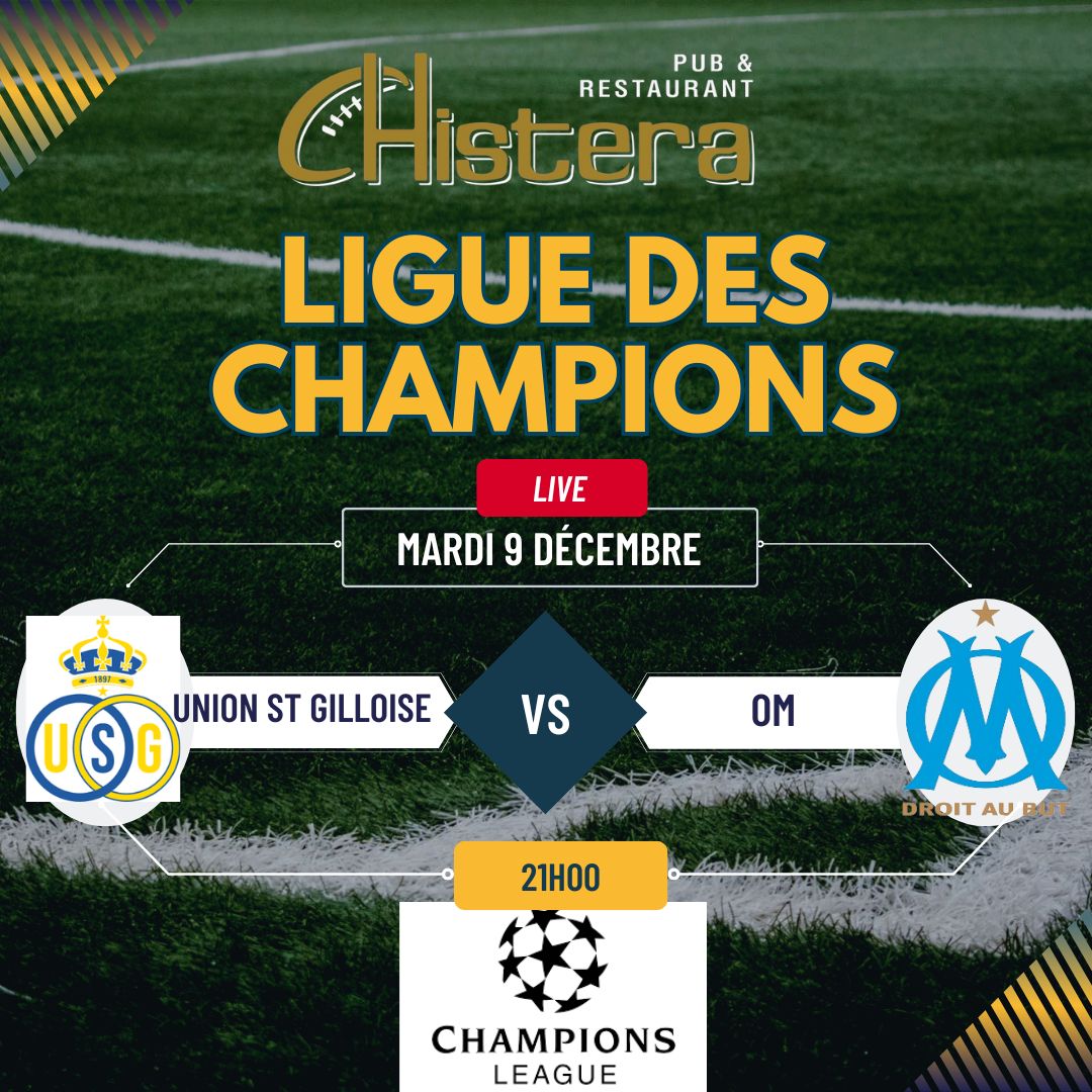 la chistera diffusera le match union saint gilloise vs om