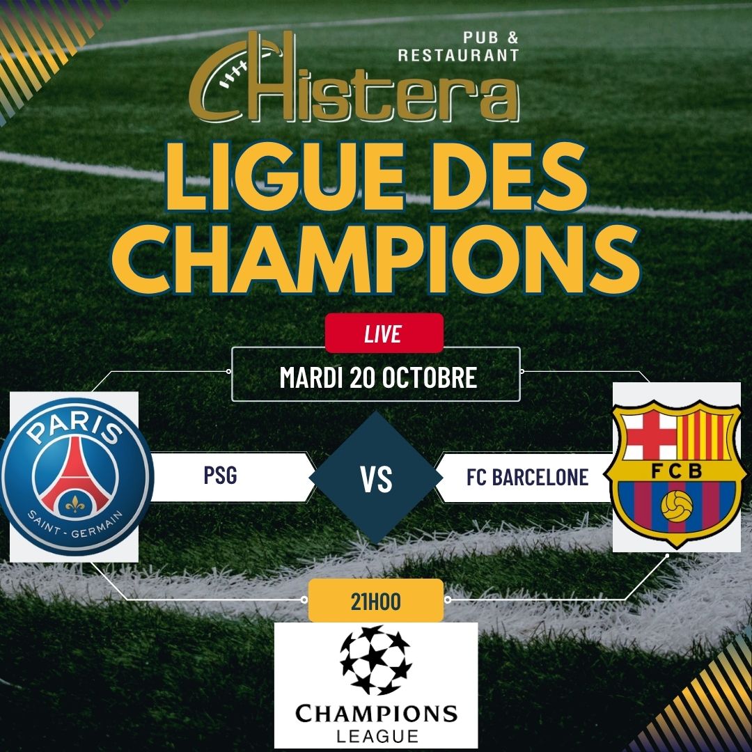 la chistera diffusera le match de ligue des champions psg vs fc barcelone