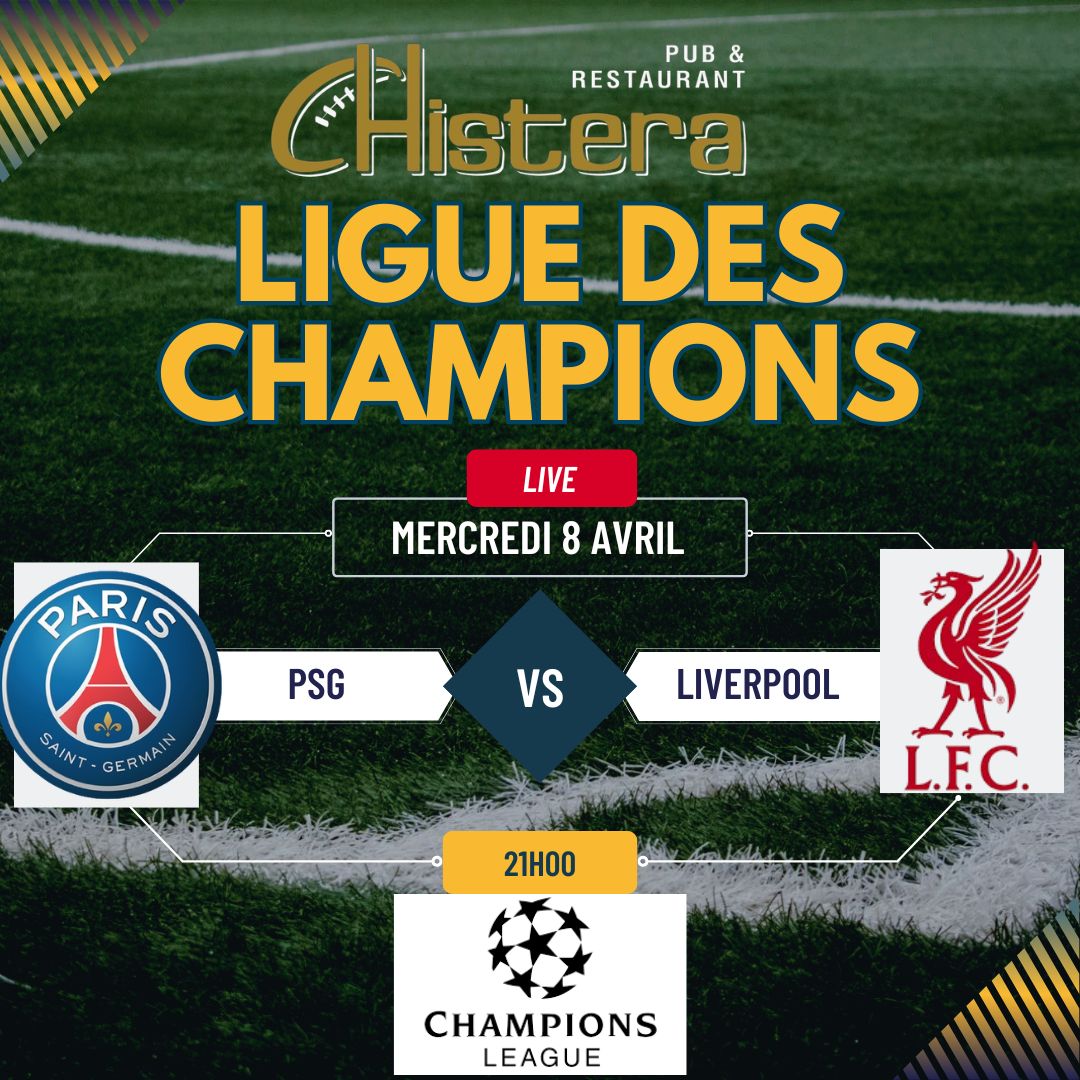 la chistera diffusera le match psg vs liverpool