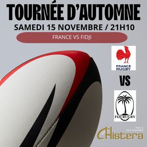 Match tournée d'automne avec la France vs Fidji samedi 15 novembre