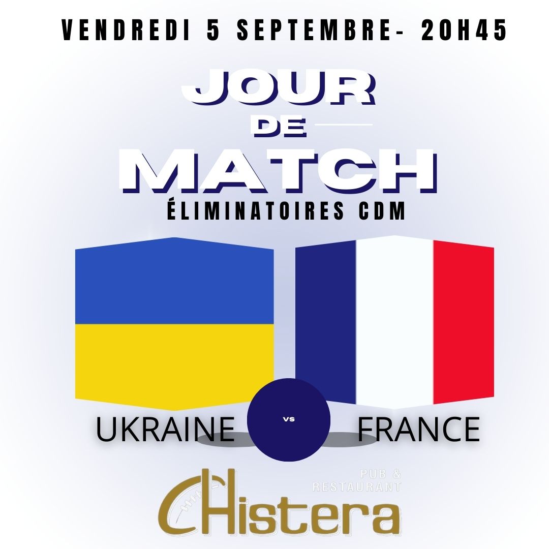 la chistera diffusera le match france vs ukraine pour les eliminatoires de coupe du monde