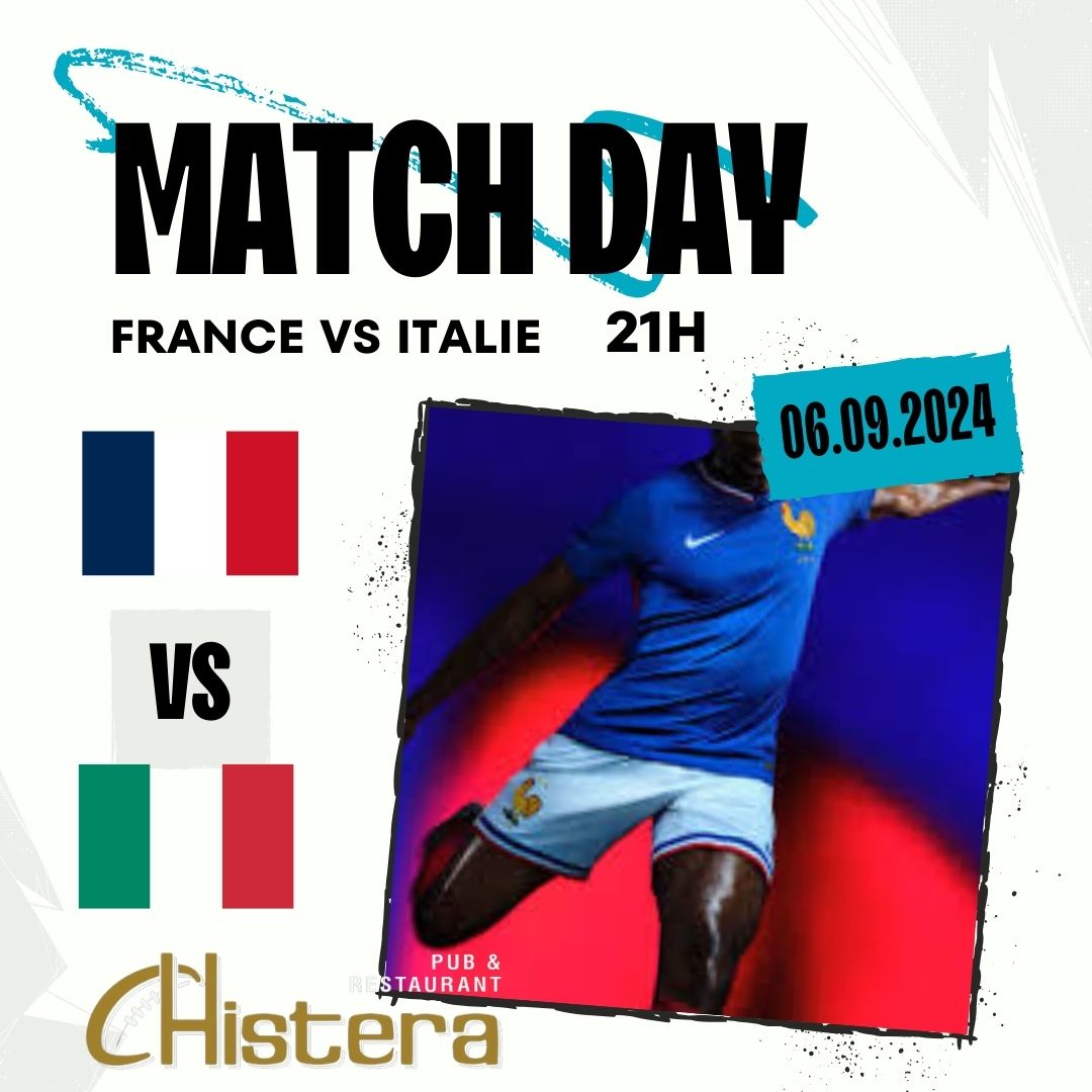 ligue des nations, diffision du match france vs italie a la chistera