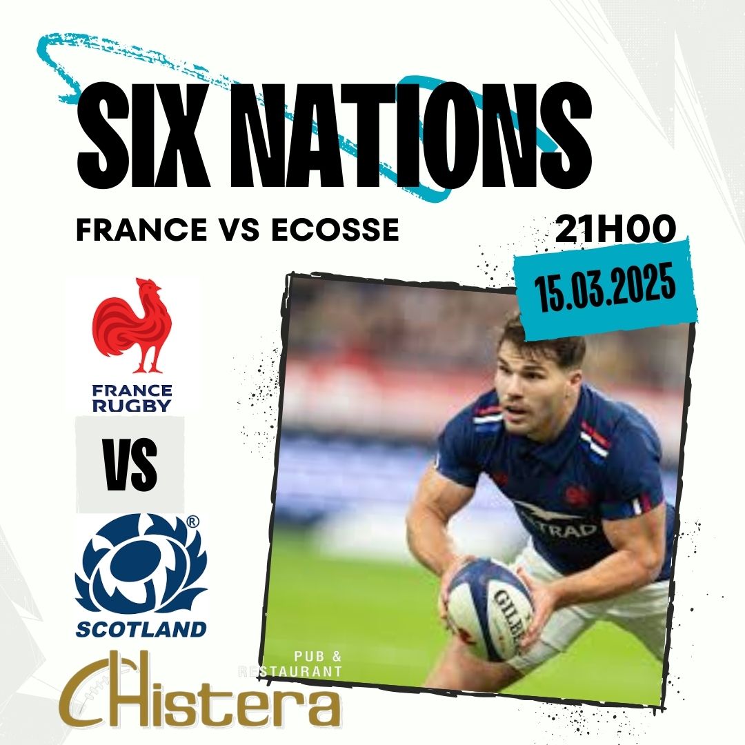 Match des six nations rugby france vs ecosse samedi 15 mars