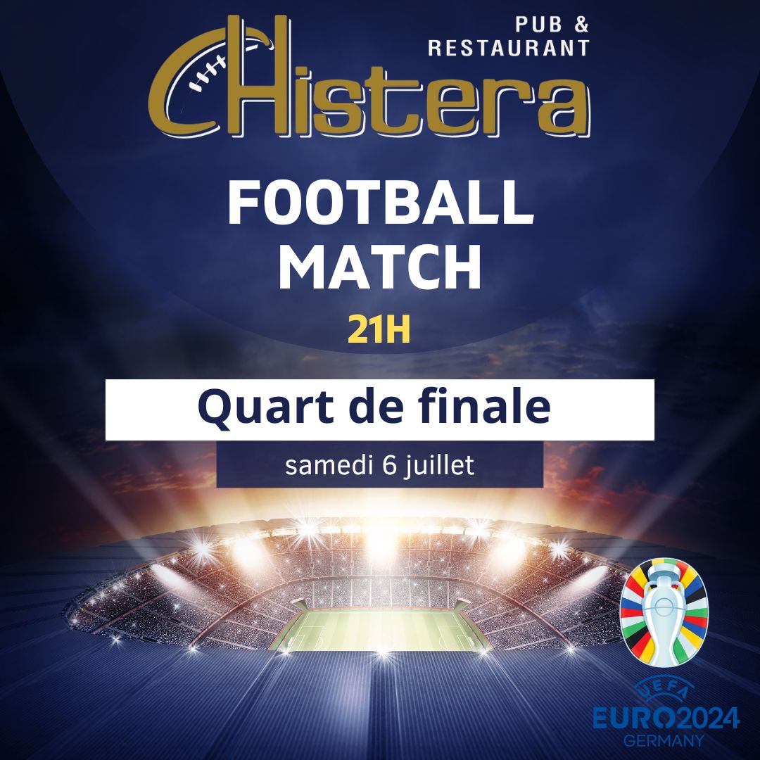 diffusion du 4eme quart de finale de l'euro 2024 samedi 6 juillet a 21h